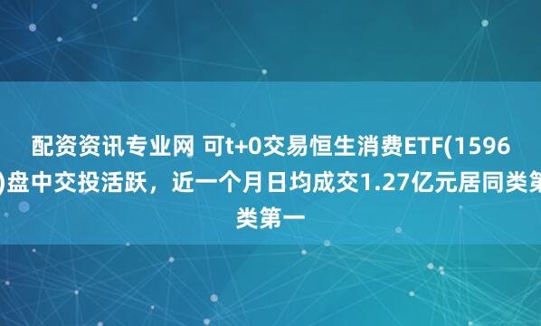 配资资讯专业网 可t+0交易恒生消费ETF(159699)盘中交投活跃，近一个月日均成交1.27亿元居同类第一